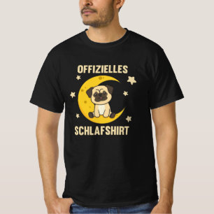 Moon Animal Mops Offiziell Sleep Shirt Hunde Stern