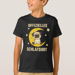 Moon Animal Mops Offiziell Sleep Shirt Hunde Stern