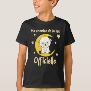 Moon Animal Sheep Offiziell Sleep Shirt
