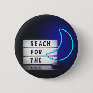 Moon Art Reach für das typografische Bild des Mond Button