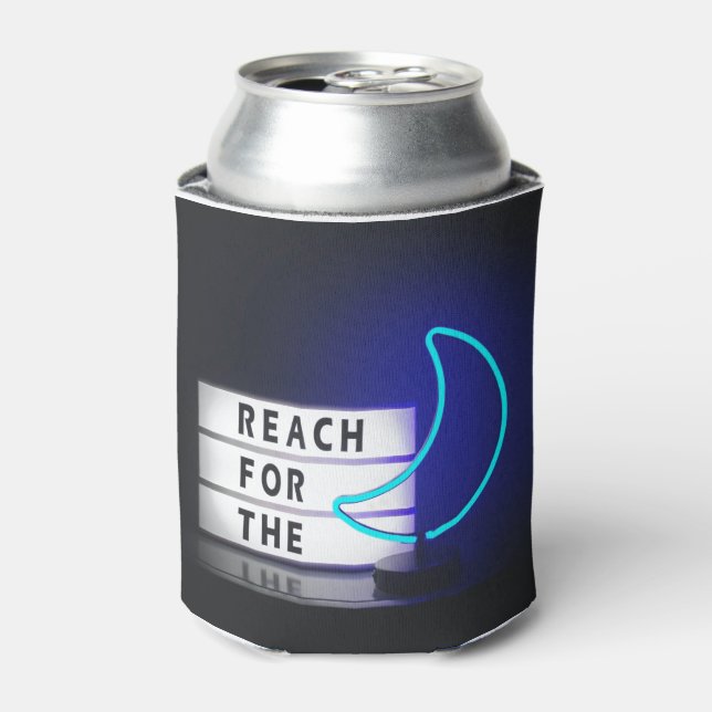Moon Art Reach für das typografische Bild des Mond Dosenkühler (Kanne Vorderseite)