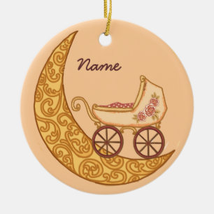 Moon Baby Ornament