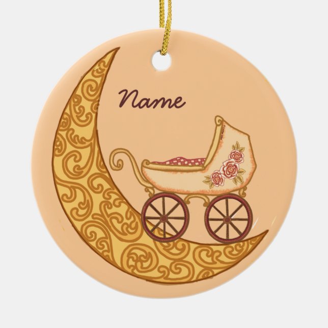 Moon Baby Ornament (Vorne)