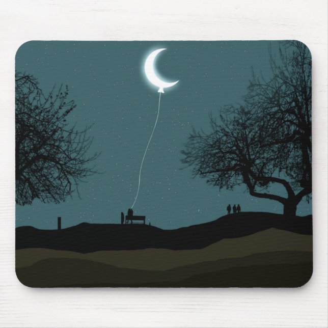 Moon Balloon Mousepad (Vorne)