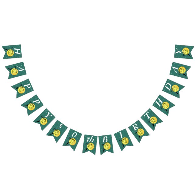 Moon Birthday Man Kletterleiter erreichen Wimpelkette (Alle)