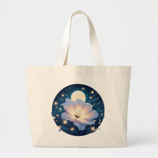 Moon Blume Design Jumbo Stoffbeutel