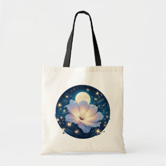 Moon Blume Design Tragetasche