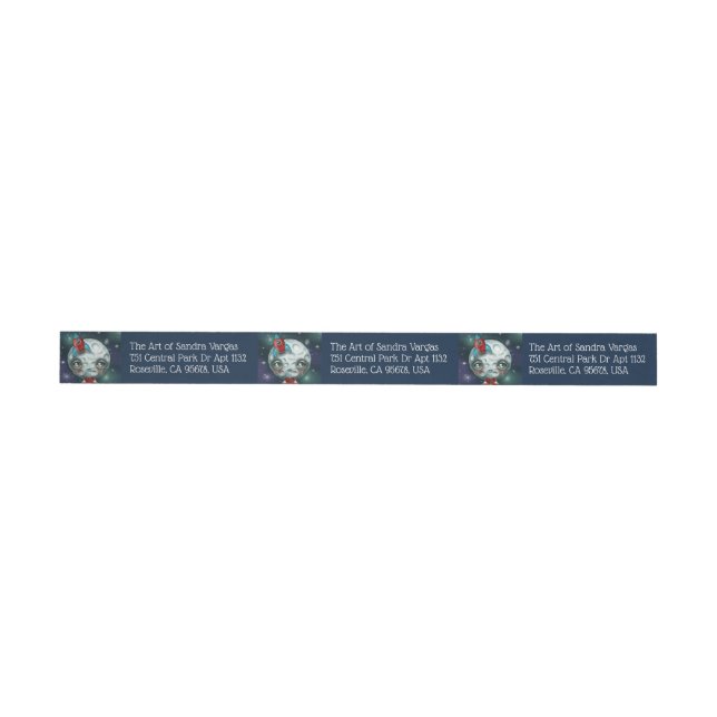 Moon Boy Wraparound Address Labels (Person)