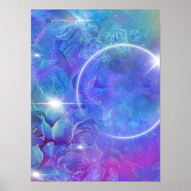 Moon Butterfly-Poster Poster (Vorne)