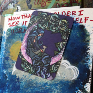 Moon Cat Goddess MoonChild Cats Mitteilungskarte