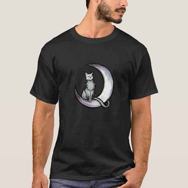Moon Cat moonchild kitty 3 T-Shirt (Vorderseite)