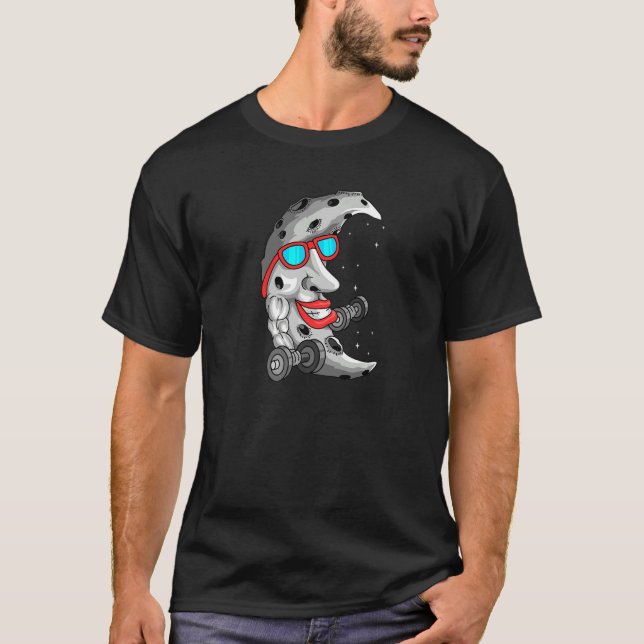 Moon Celestial Astronomy Fitness Workout Asteroid  T-Shirt (Vorderseite)