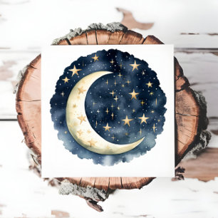 Moon Celestial Baby Showstars Space Serviette