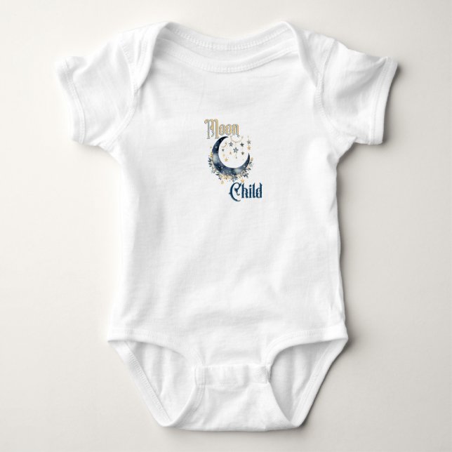 Moon Child Baby Strampler (Vorderseite)