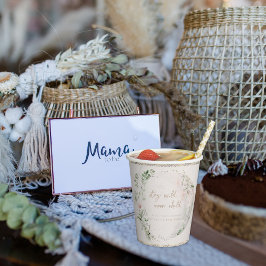 Moon Child | Boho Hippie Baby Shower Pappbecher