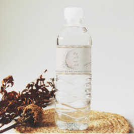 Moon Child | Boho Hippie Baby Shower Wasserflaschenetikett