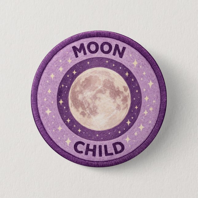 Moon Child Button (Vorderseite)