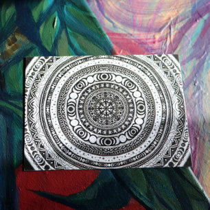 Moon Child Mandala Triple Moon Hexe Feiertagspostkarte