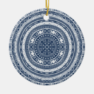 Moon Child Mandala Triple Moon Hexe Keramik Ornament