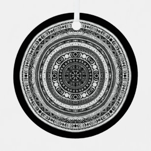 Moon Child Mandala Triple Moon Hexe Ornament Aus Metall