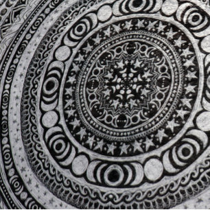 Moon Child Mandala Triple Moon Hexe Seidenpapier