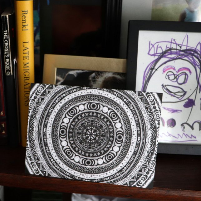 Moon Child Mandala Triple Moon Rotzunge Karte (Von Creator hochgeladen)