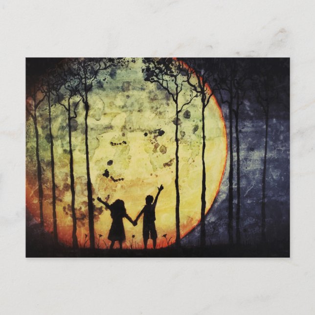 Moon Children Postkarte (Vorderseite)
