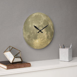 Moon Clock 🌕 Große Wanduhr