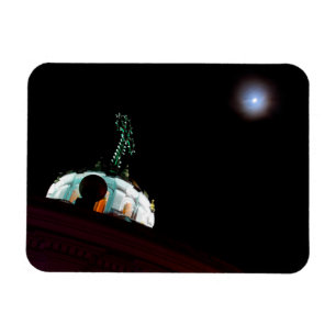 Moon & cross, Quito, Ecuador Magnet