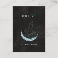  Moon Crystal Energy Healer Business Card