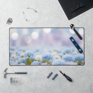 Moon Desk Mat - Ästhetische Mondphasen, Vollmond, Schreibtischunterlage