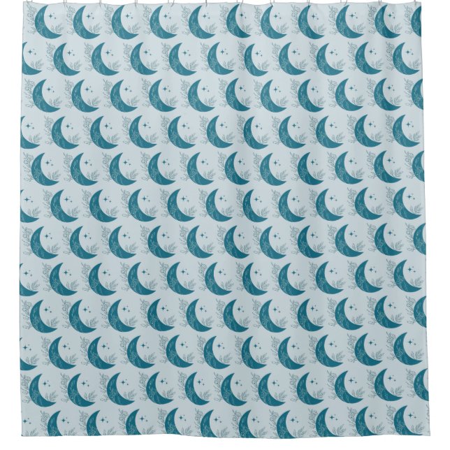 Moon Duschvorhang (Vorderseite)
