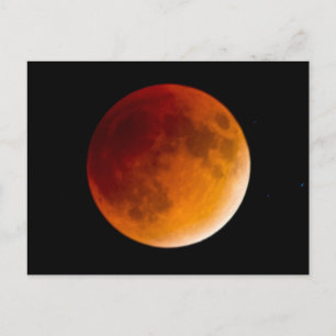 Moon Eclipse Blood Moon   Mendota Heights Postkarte