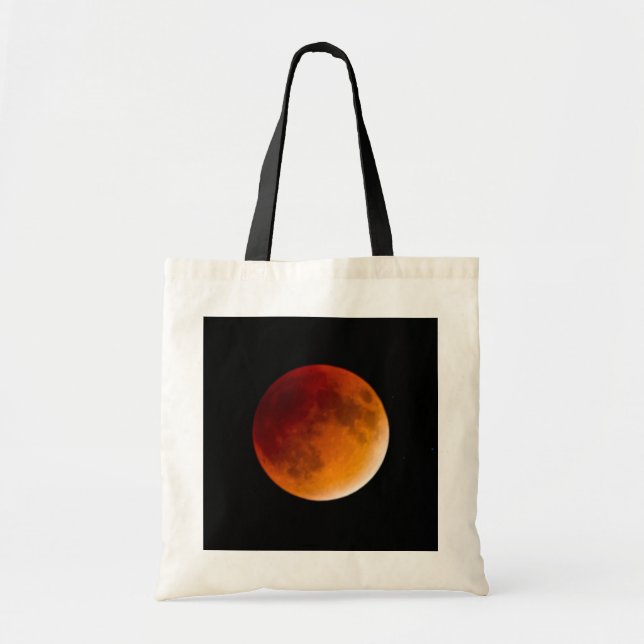 Moon Eclipse Blood Moon | Mendota-Höhen Tragetasche (Vorne)