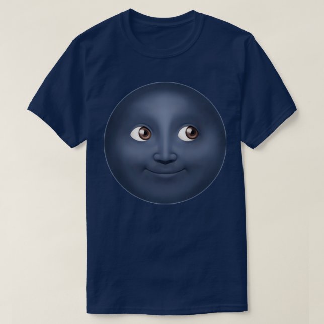 Moon Emoji T-Shirt (Design vorne)
