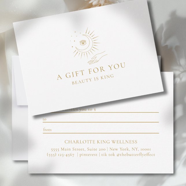 MOON EYE HAND STARS BUSINESS GIFT CERTIFICATE  (MOON EYE HAND STARS BUSINESS GIFT CERTIFICATE)