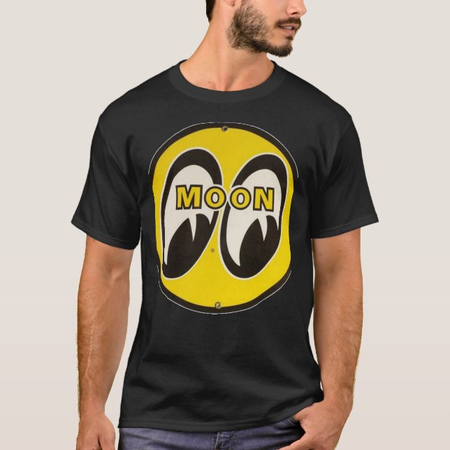 Moon Eyes Luna mit klassischem Logo T-Shirt (Vorderseite)