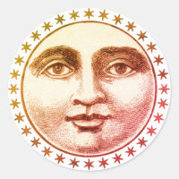 Moon Face and Stars Gift Siegel