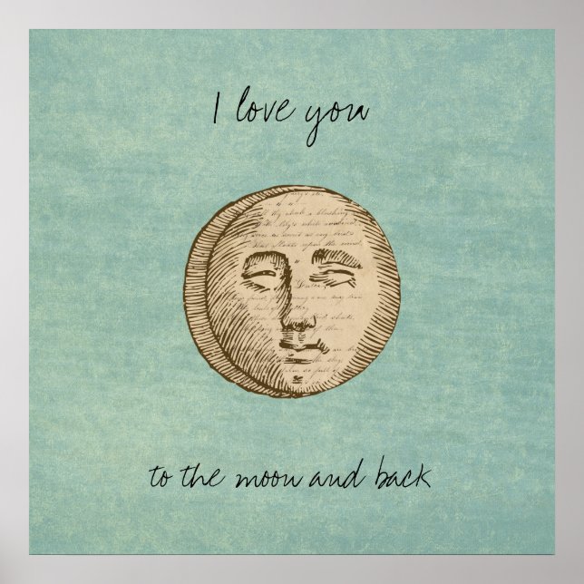 Moon Face Poster (Vorne)