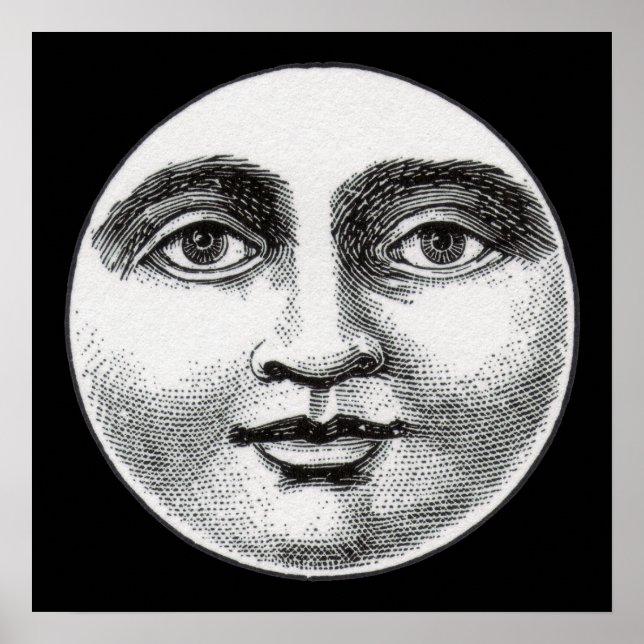 Moon Face Poster (Vorne)
