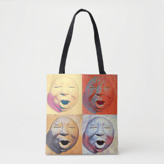 Moon Face Tote Bag
