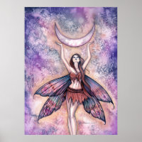 Moon Fairy Art Poster von Molly Harrison