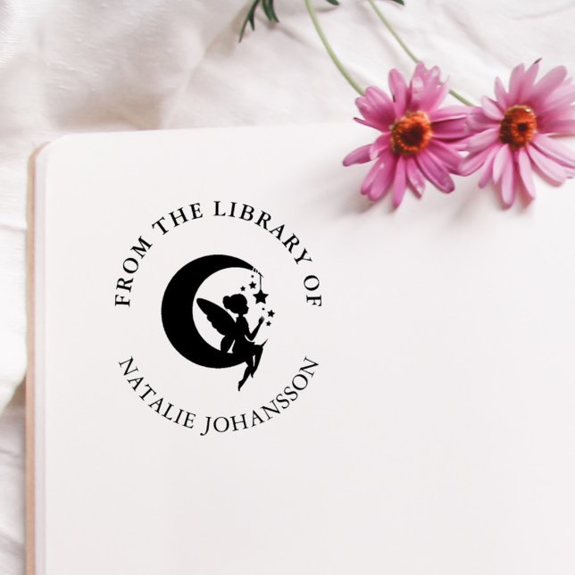 Moon Fairy From The Library Of Custom Book Gummistempel (Von Creator hochgeladen)