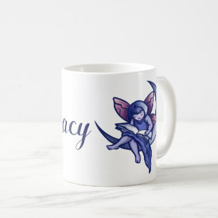 Moon Fairy Reading Bookish Moon Fairies Kaffeetasse