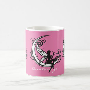 Moon Fairy Silhouette Thunder_Cove Kaffeetasse