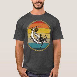 Moon Fairy Silhouette Vintag erschüttert T-Shirt