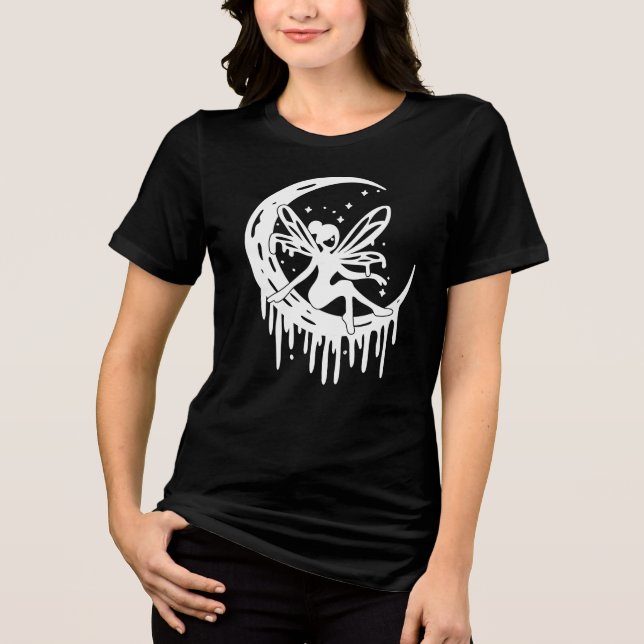 Moon Fairy Tri-Blend Shirt (Vorderseite)