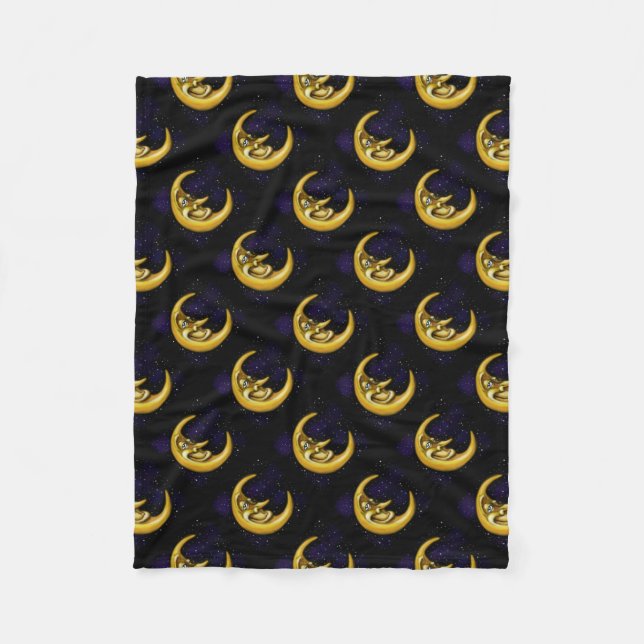 Moon Fleecedecke (Vorderseite)