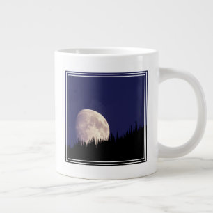 Moon & Forest   Glacier Nationalpark Montana Jumbo-Tasse