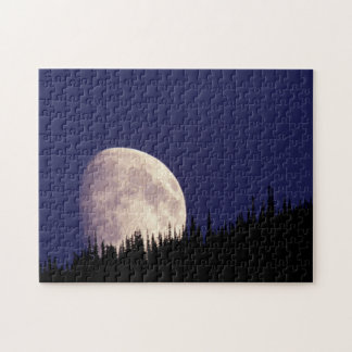 Moon & Forest | Glacier Nationalpark Montana Puzzle